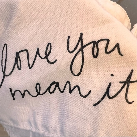 Grlfrnd Jean Short Womens 26 Jourdan White Ripped Distressed 90s Boho Girlfriend - Picture 13 of 13